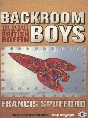 cover image of Backroom boys